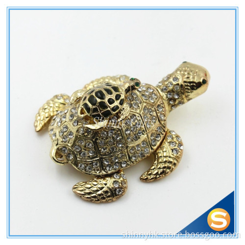 Shinny Gifts China Manufacturer Turtle Trinket Box Jewelry Box Small Gift SCJ075